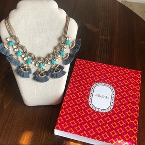 Stella & Dot Lotus Tassel Necklace